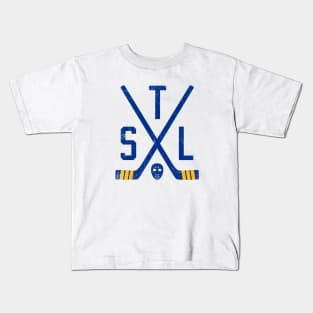 STL Retro Sticks - White Kids T-Shirt